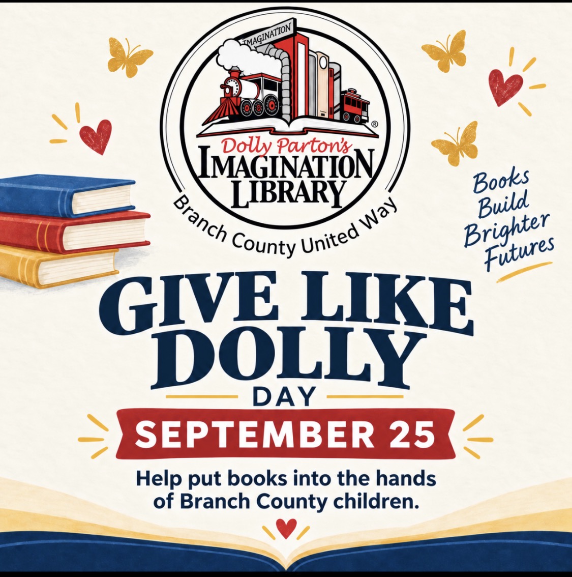 Dolly Parton Imagination Library 9-25 Fundraiser